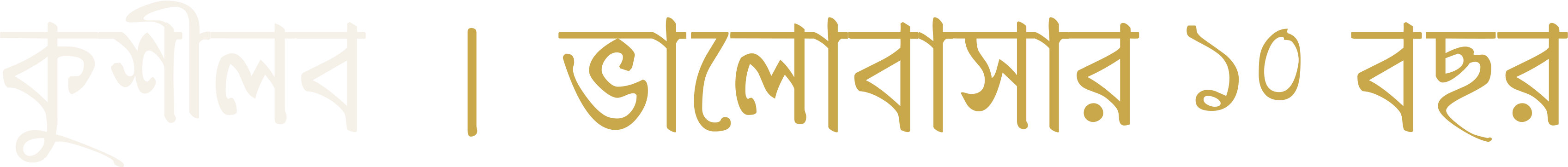কুশীলব | ভালোবাসার ১০ বছর